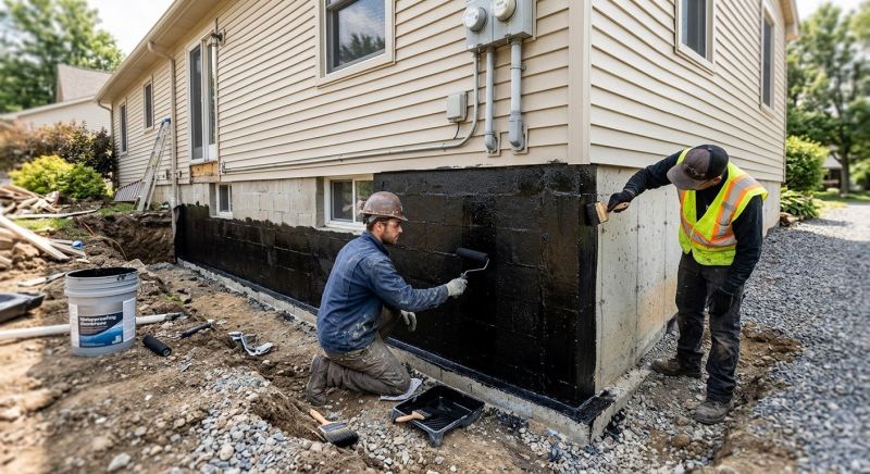Brick Foundation Sealing in Fredericksburg, VA