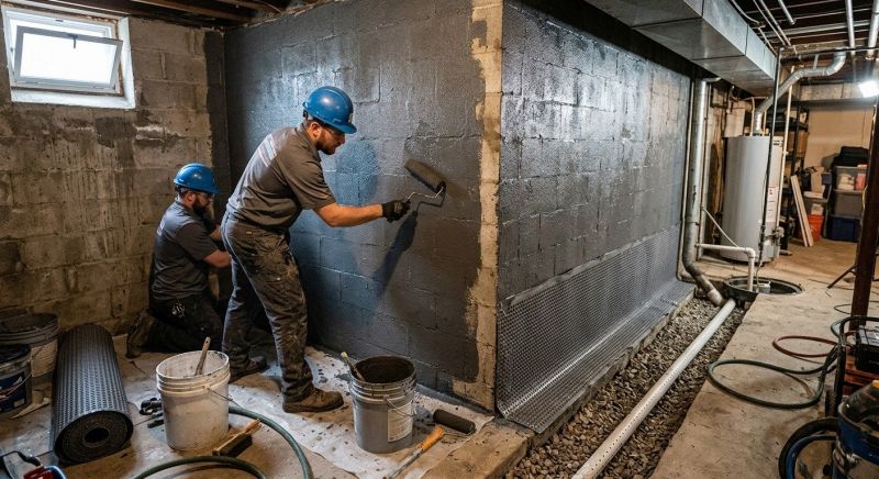 Wet Basement Repair in Fredericksburg, VA