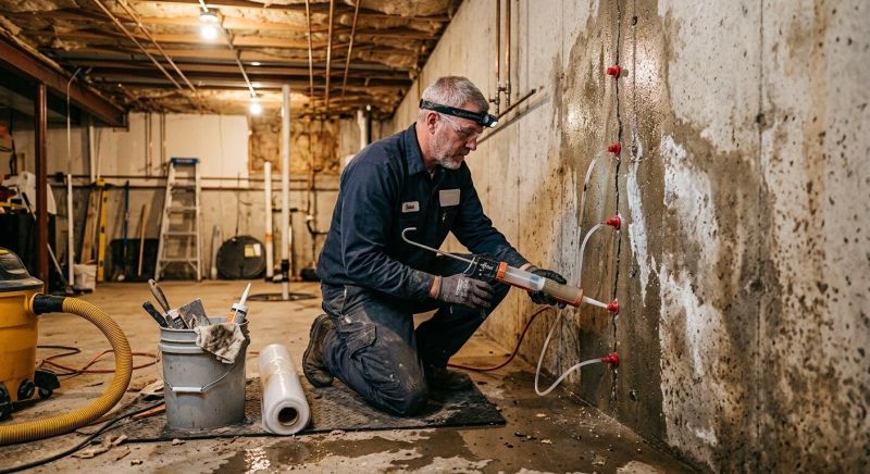 Wet Basement Repair in Columbus, OH